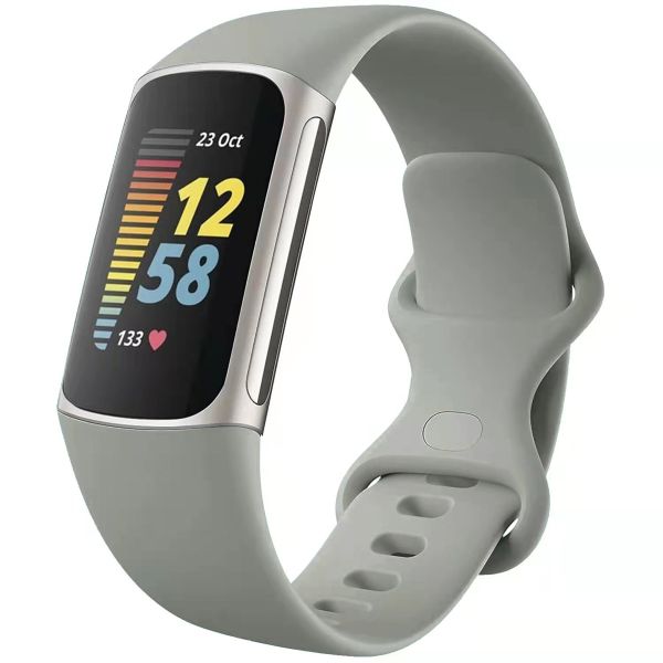 imoshion Bracelet silicone Fitbit Charge 5 / Charge 6 - Taille S - Gris