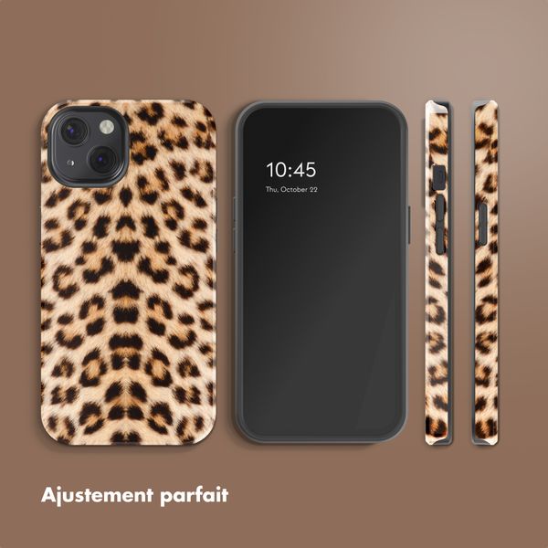 Selencia Coque arrière Vivid Apple iPhone 13 - Wild Leo