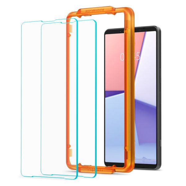 Spigen Protection d'écran en verre trempé GLAStR Fit 2 Paquets + Applicator Sony Xperia 1 VI