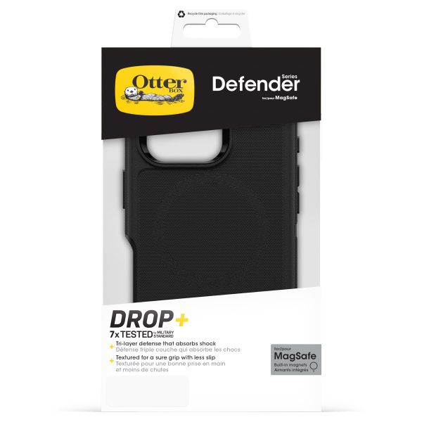 OtterBox Coque arrière Defender avec MagSafe iPhone 16 Pro - Black