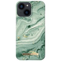 iDeal of Sweden Coque Fashion iPhone 13 Mini - Mint Swirl Marble