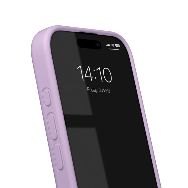 iDeal of Sweden Coque en silicone avec MagSafe Apple iPhone 16 Pro - Lavender Milk