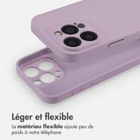 imoshion Coque Couleur avec MagSafe iPhone 15 Pro - Violet