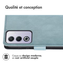 imoshion Étui de télephone portefeuille Oppo A80 5G - Bleu clair