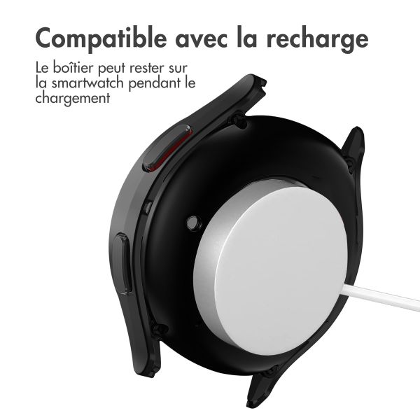 imoshion Coque rigide à couverture complète Samsung Galaxy Watch 4 - 40 mm - Noir
