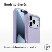 Accezz Coque Liquid Silicone avec MagSafe Apple iPhone 17 Pro - Paars
