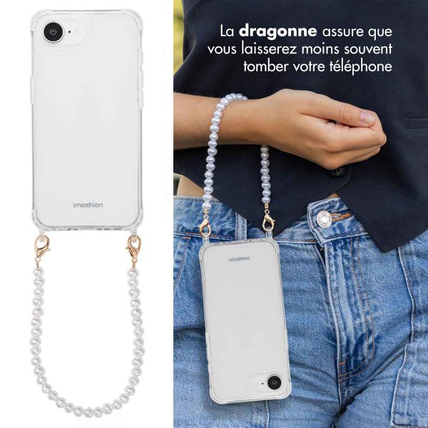 imoshion Coque avec cordons de téléphone Apple iPhone 16e - Perles