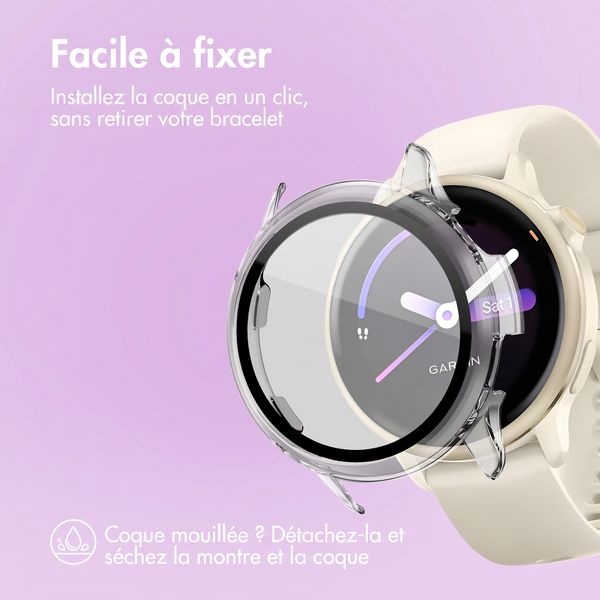 imoshion Coque rigide à couverture complète Garmin Vivoactive 6 - Transparent