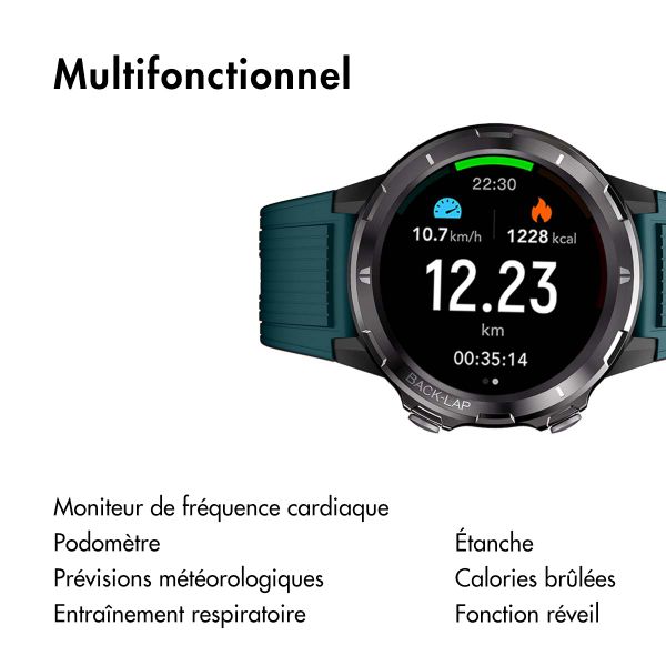 Lintelek Smartwatch ID216 - Bleu