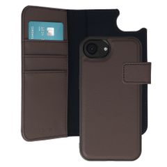 imoshion Étui portefeuille luxe 2-en-1 amovible Apple iPhone 17e / 16e - Marron