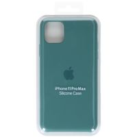 Apple Coque en silicone Apple iPhone 11 Pro Max - Pine Green