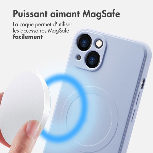 imoshion Coque Couleur avec MagSafe Apple iPhone 13 - Lila