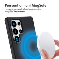 imoshion Coque arrière Color avec cordon amovible et MagSafe Samsung Galaxy S25 Ultra - Noir