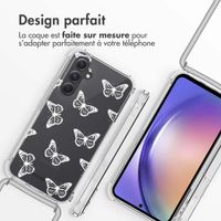 imoshion Coque Design avec cordon Samsung Galaxy A54 (5G) - Butterfly