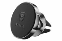 Baseus Air Vent Magnetic Car Mount - Support de téléphone pour voiture - Grille de ventilation - Magnétique - Noir