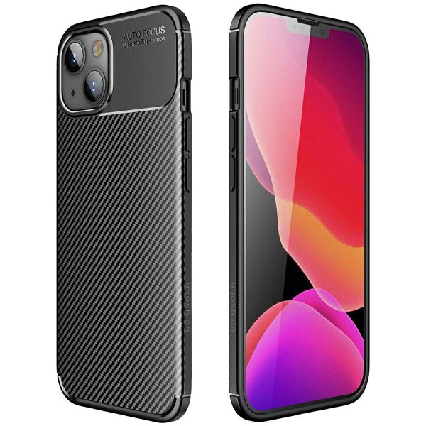 imoshion Coque silicone Carbon iPhone 13 Mini - Noir