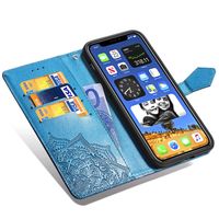 Etui de téléphone portefeuille Mandala Apple iPhone 12 (Pro)