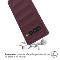 imoshion Coque arrière EasyGrip Google Pixel 7 - Aubergine