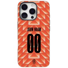 Crée ta propre coque arrière Nederlands Elftal Apple iPhone 16 Pro - Équipe nationale néerlandaise '88