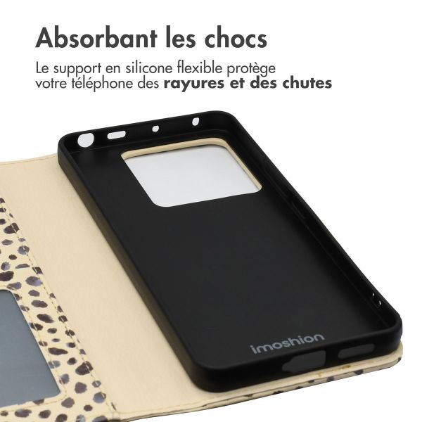 imoshion Étui de télephone portefeuille Design Xiaomi Redmi Note 13 Pro (5G) / Poco X6 - Black And White Dots