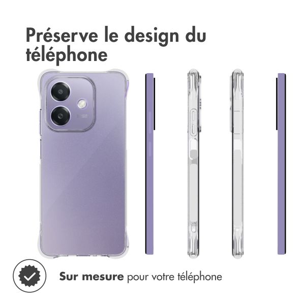 imoshion Coque antichoc Oppo A40 (4G) / Oppo A40M (4G) / Oppo A60 (5G) - Transparent