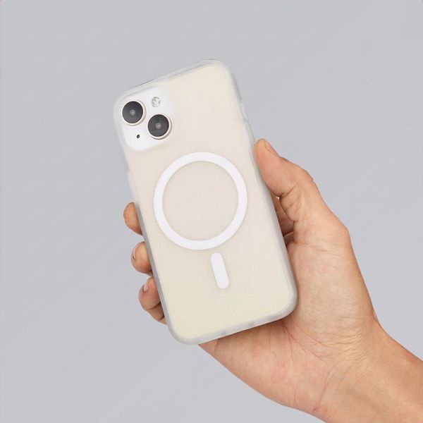 imoshion Coque Color Guard avec MagSafe Apple iPhone 15 - Blanc