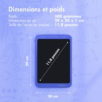 imoshion Tablette de dessin LCD pour enfants - Avec écran couleur et 2 stylos - Cobalt Blue