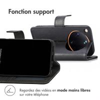imoshion Étui de télephone portefeuille de luxe Oppo Find X9 Ultra - Noir