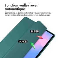 imoshion Coque tablette rigide Trifold Samsung Galaxy Tab S10 FE Plus - Vert
