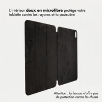 Accezz Coque tablette trifold en cuir Apple iPad 11 (2025) 11 pouces A16 / iPad 10 (2022) 10.9 pouces - Noir