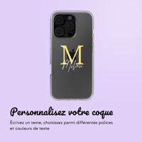 Coque avec votre propre photo et/ou texte Apple iPhone 16 Pro Max - Letter