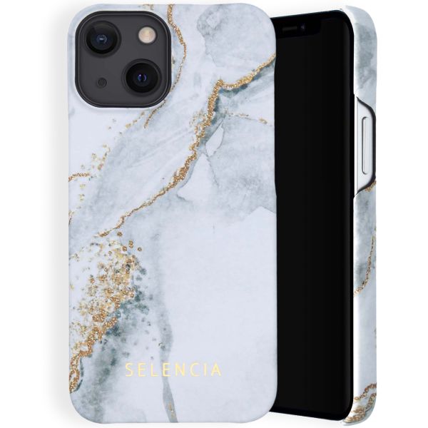 Selencia Coque Maya Fashion iPhone 13 Mini - Marble Stone