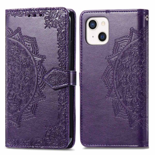 imoshion Etui de téléphone portefeuille Mandala iPhone 13 - Violet