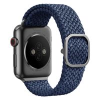 Uniq Bracelet tressé Aspen Apple Watch Series 1 t/m 9 / SE (38/40/41 mm) | Series 10 / 11 (42 mm) - Oxford Blue