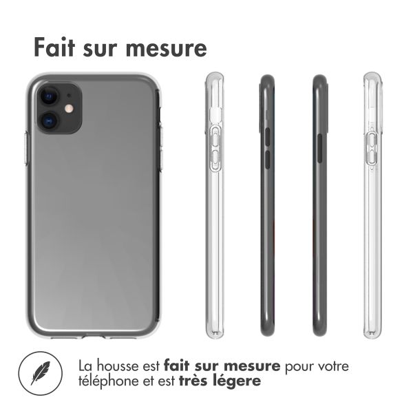 Accezz Coque Clear Apple iPhone 11 - Transparent
