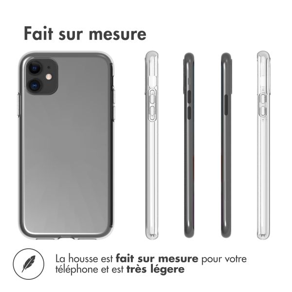 Accezz Coque Clear iPhone 11 - Transparent