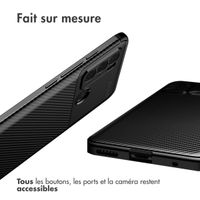 imoshion Coque silicone Carbon Motorola Moto G60 - Noir