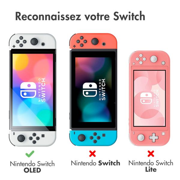 imoshion Protection d'écran en verre trempé Nintendo Switch OLED