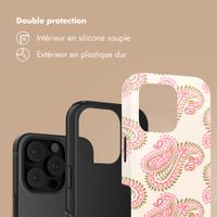 Selencia Coque arrière Vivid Apple iPhone 16 Pro Max - Paisley Blush