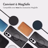 imoshion Coque Pailletée avec MagSafe Samsung Galaxy S25 Edge - Noir