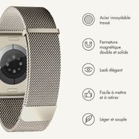 imoshion Bracelet magnétique milanais Apple Watch | 38/40/41/42 mm - Starlight