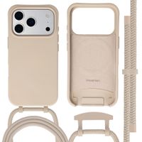 imoshion Coque arrière Color avec cordon amovible et MagSafe Apple iPhone 17 Pro Max - Nude