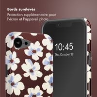 Selencia Coque arrière Vivid avec MagSafe Apple iPhone 16e - Choco Flower Pop