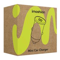 imoshion Chargeur voiture – Chargeur rapide 30 watts avec 2 ports USB-C