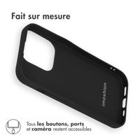 imoshion Coque Couleur Apple iPhone 15 Pro - Noir