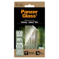 PanzerGlass ﻿Protection d'écran Matrix Recycled Ultra-Wide Fit Anti-bactérienne avec applicateur Samsung Galaxy S25 Ultra