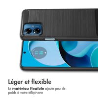 imoshion Coque Brushed Motorola Moto G14 - Noir