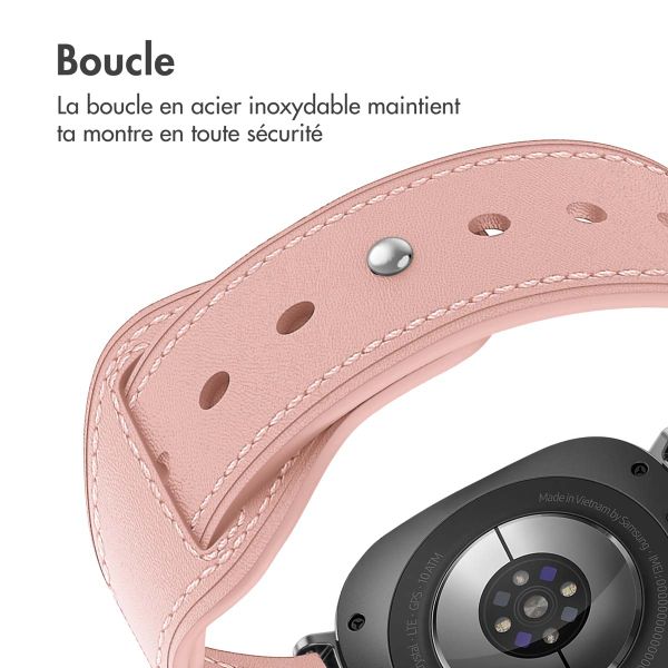 imoshion Bracelet en cuir Samsung Galaxy Watch Ultra (2024/2025) - Rose