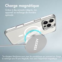 Accezz Chargeur sans fil USB-C | Chargeur sans fil MagSafe et Qi2 - 1 mètre - Blanc