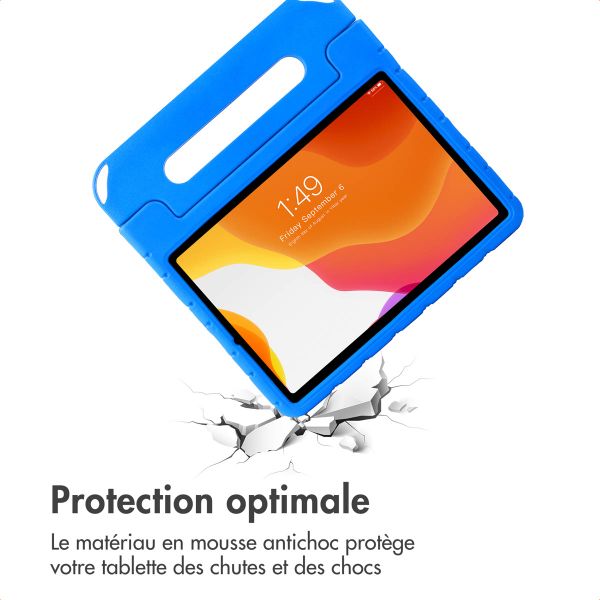 imoshion Coque kidsproof avec poupées amovibles Samsung Galaxy Tab A11 Plus / A9 Plus - Bleu